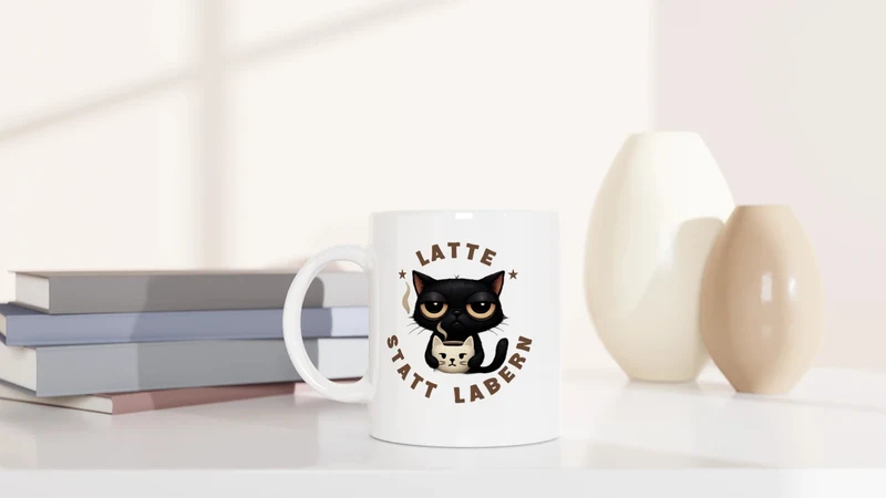Latte statt labern - Tasse