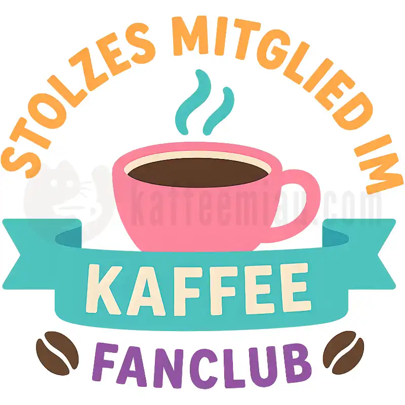 Stolzes Mitglied im Kaffee-Fanclub - Tasse
