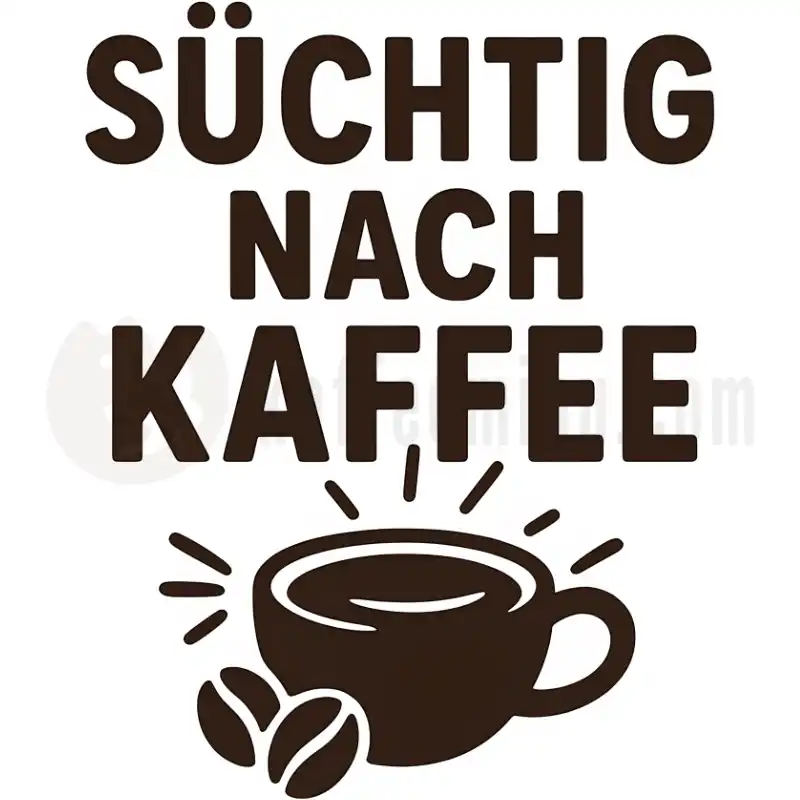 Süchtig nach Kaffee - Tasse