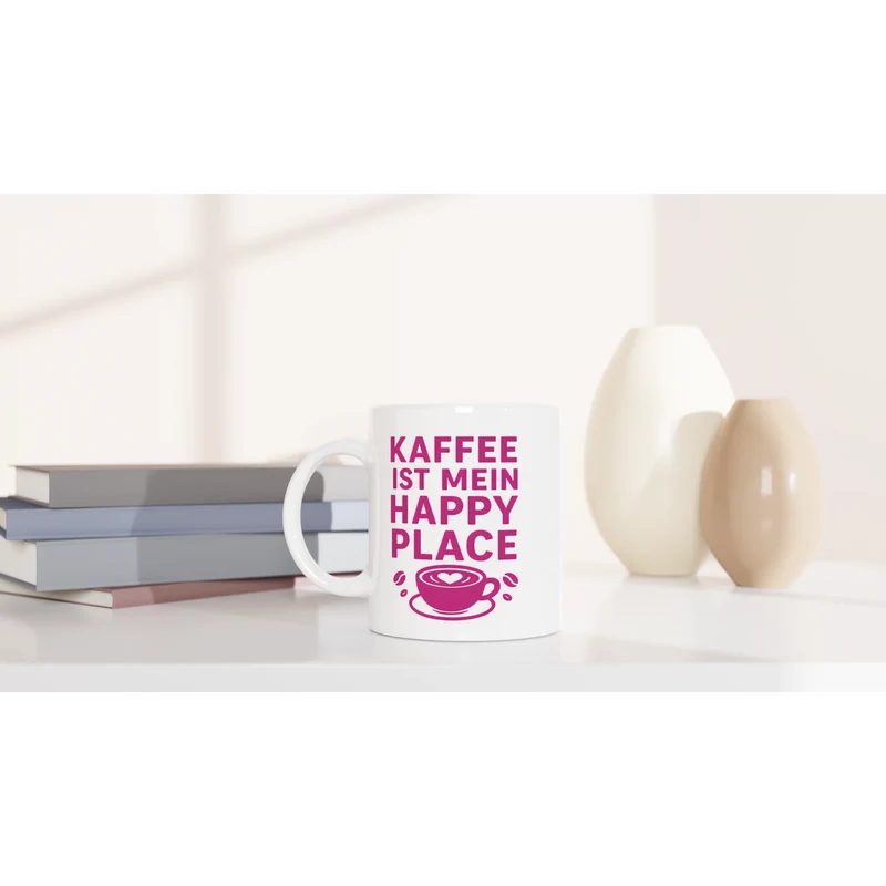 Kaffee ist mein Happy Place - Tasse