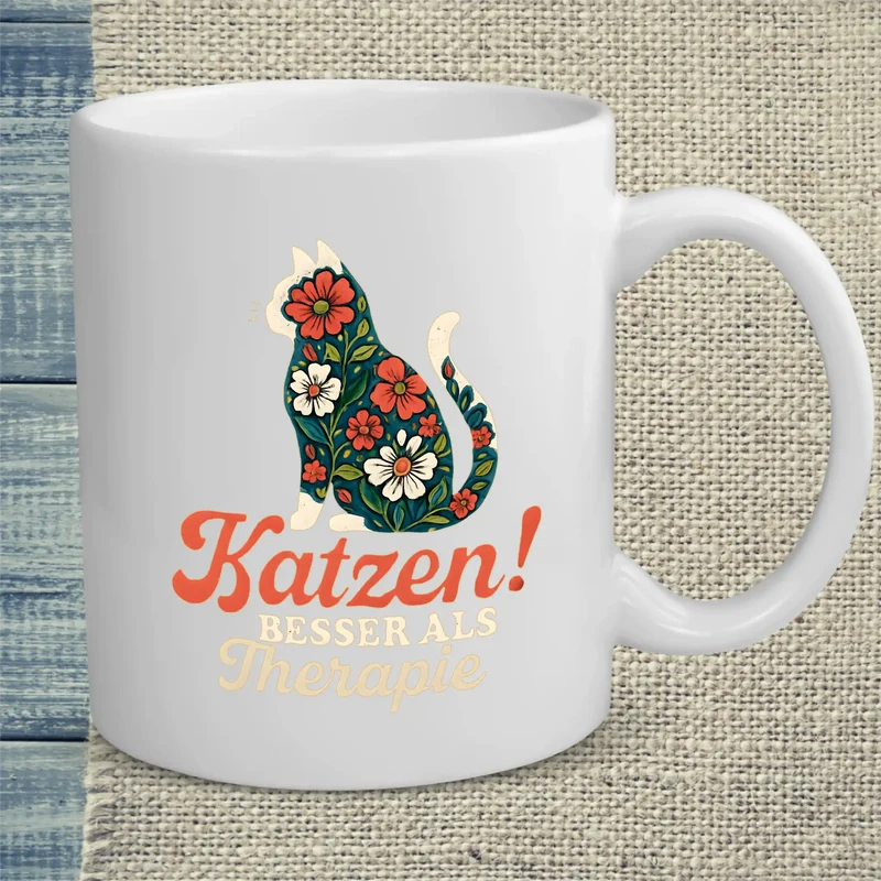Katzen! Besser als Therapie - Tasse