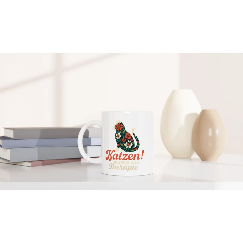 Katzen! Besser als Therapie - Tasse