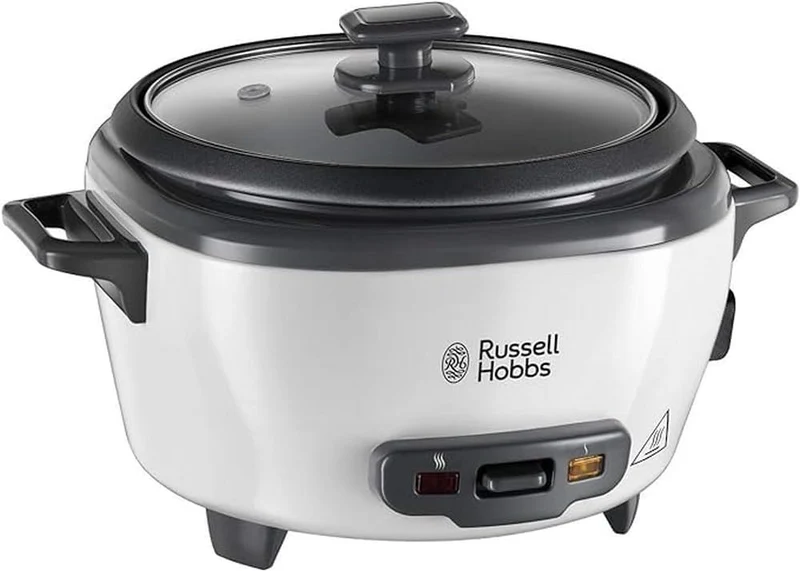 Russell Hobbs Reiskocher klein [medium] 0,8l (inkl. Dampfgarer-Einsatz, Warmhaltefunktion, antihaftb
