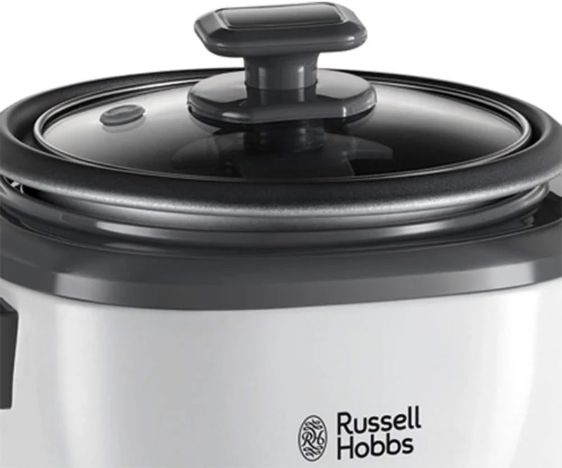 Russell Hobbs Reiskocher klein [medium] 0,8l (inkl. Dampfgarer-Einsatz, Warmhaltefunktion, antihaftb