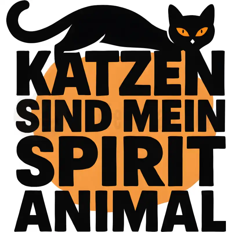 Katzen sind mein Spirit Animal - Tasse