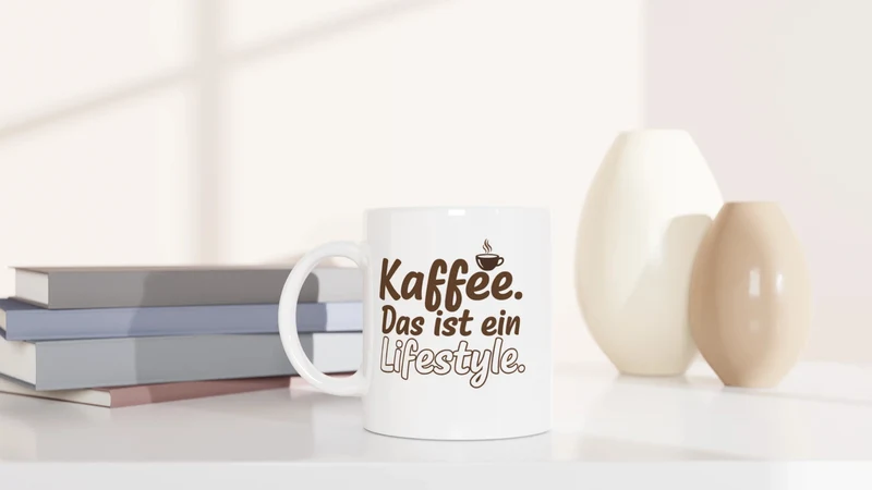 Kaffee. Das ist ein Lifestyle. - Tasse