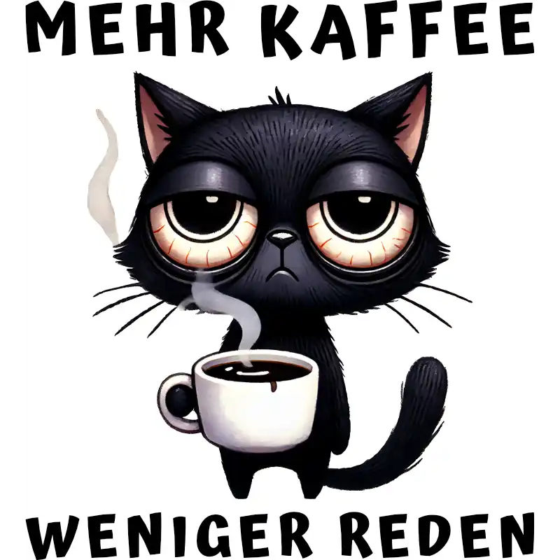 Mehr Kaffee - Weniger Reden - Tasse