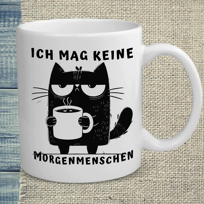 Ich mag keine Morgenmenschen - Tasse