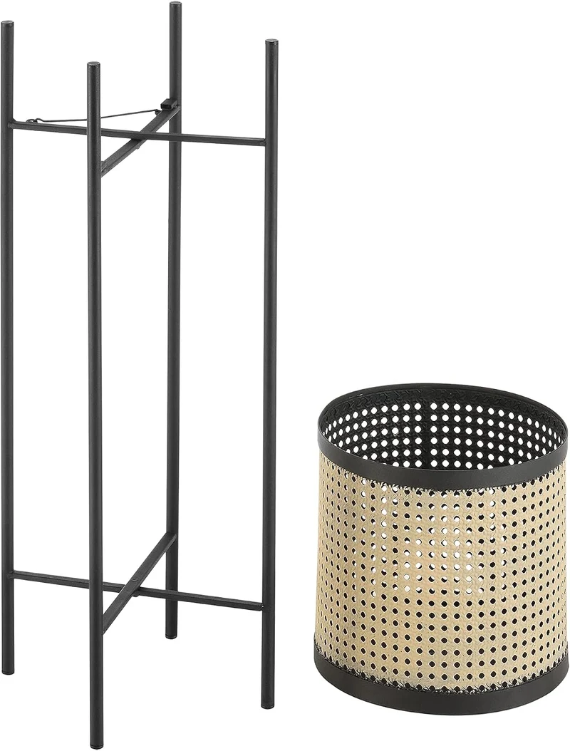 [en.casa] Pflanzständer Colfontaine 2er Set Blumenständer-Set Pflanztopfhalter in 2 Grössen Metall S