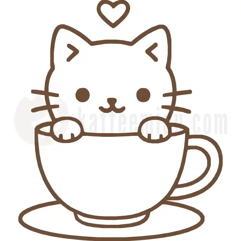 Katze in Tasse - Tasse
