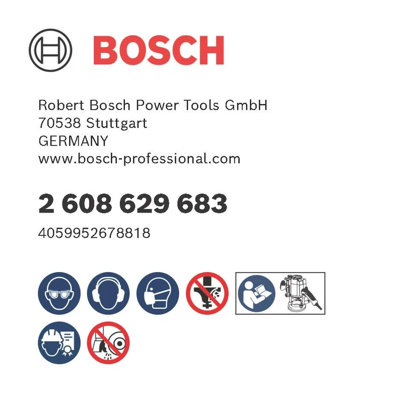 Bosch 1x PRO T-Nutfräser (für Weichholz, Hartholz, Ø 6,6 mm, Professional Zubehör Handfräse, Trim Ro