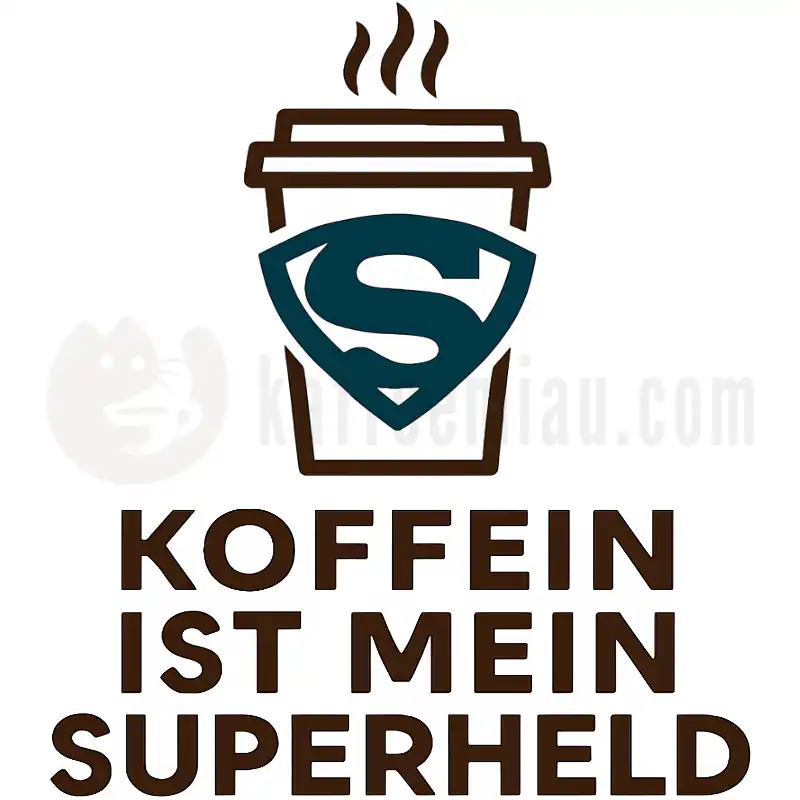Koffein ist mein Superheld Becher - Tasse