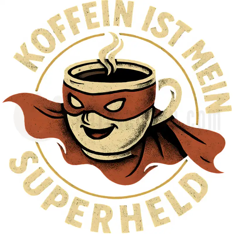 Koffein ist mein Superheld - Tasse