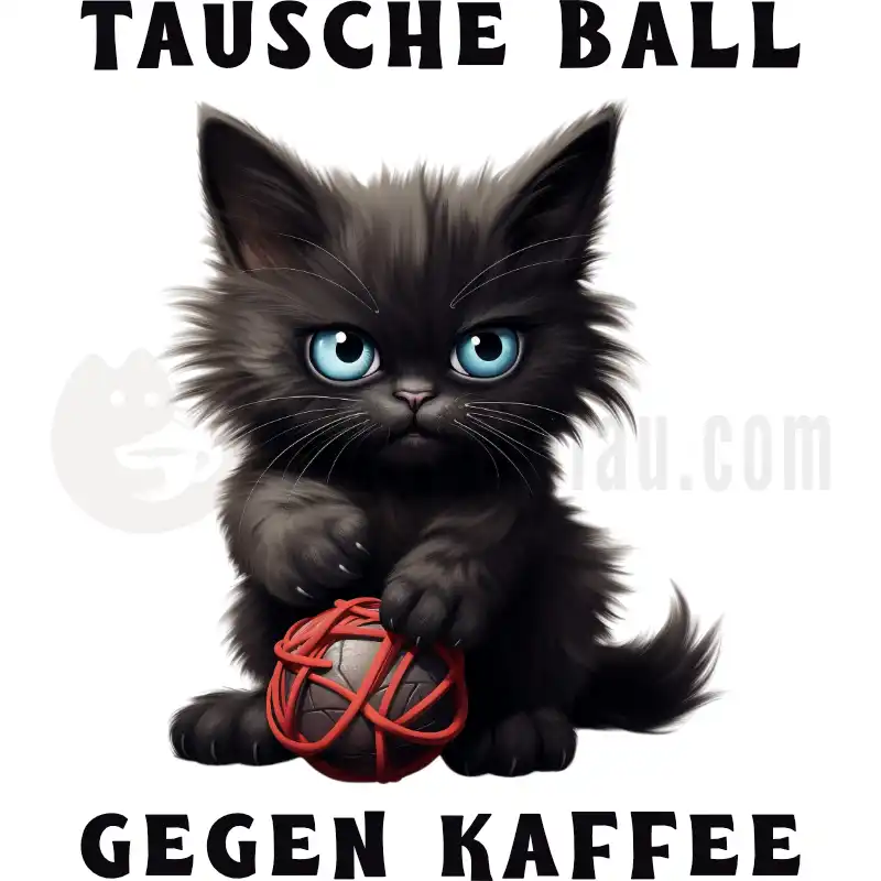 Tausche Ball gegen Kaffee - Tasse