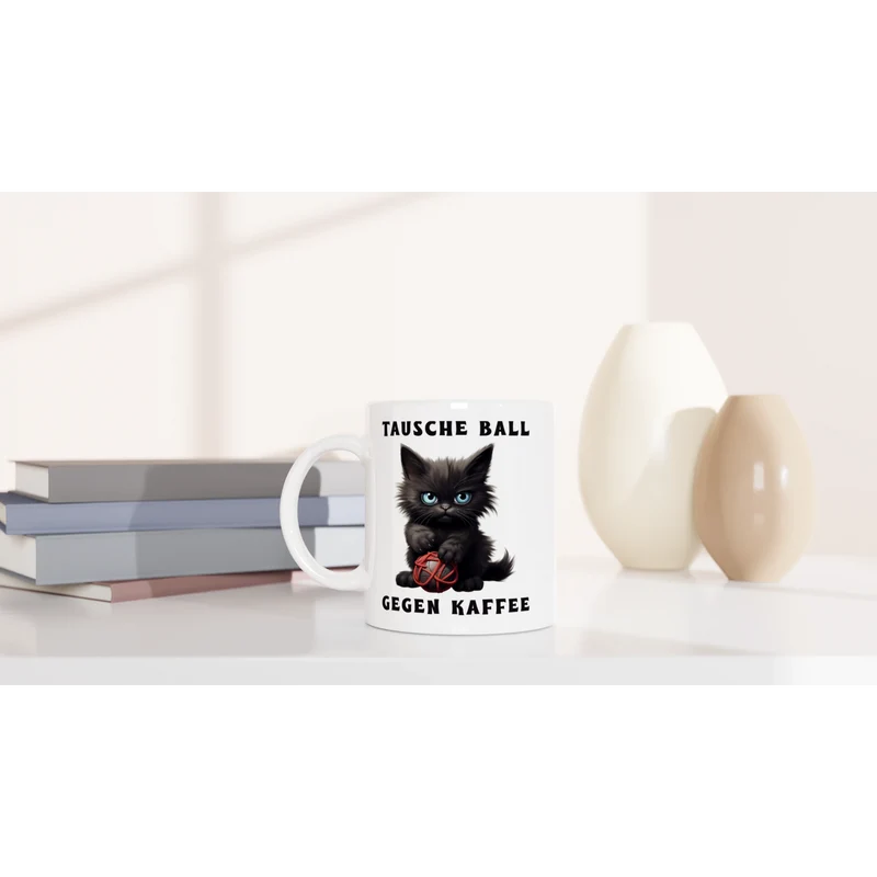 Tausche Ball gegen Kaffee - Tasse