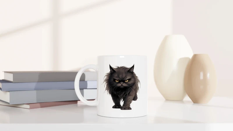 Böse Katze - Tasse