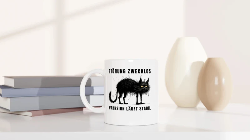 Störung zwecklos – Wahnsinn läuft stabil - Tasse