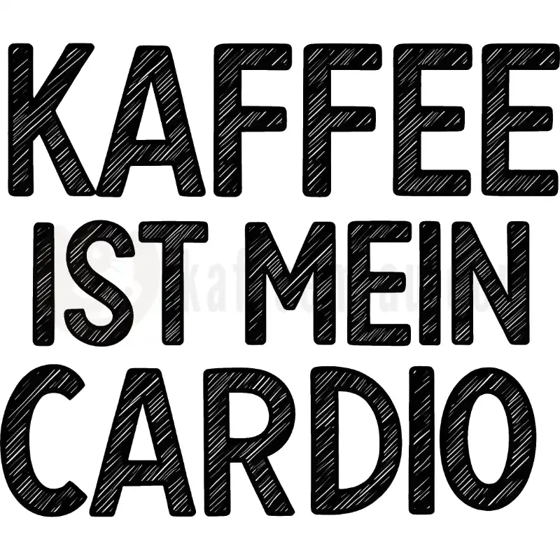 Kaffee ist mein Cardio - Tasse