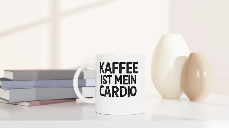 Kaffee ist mein Cardio - Tasse