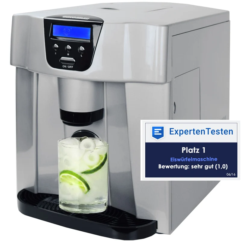 Gino Gelati GG-400 Digitaler Eiswürfelbereiter Eiswürfelmaschine