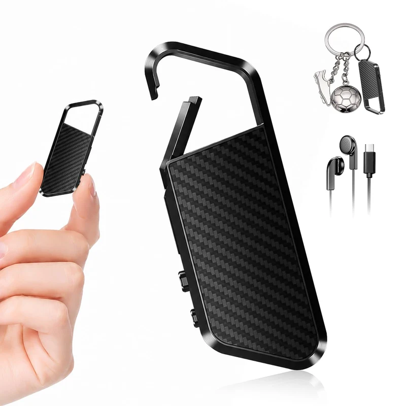 136GB Diktiergerät mit Spracherkennung –Aufnahmegerät, Mobile Rekorder mit DSP5.0 OTG-fähig, 9660h I