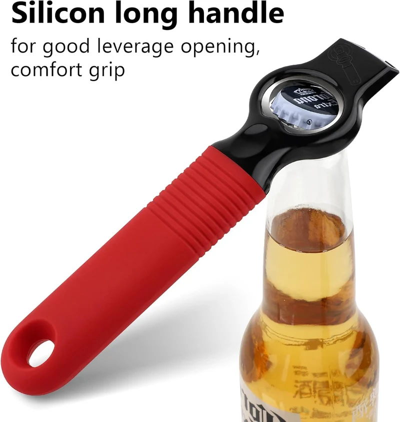 Magnetischer Bierflaschenöffner & Limonadendosenöffner, 2-in-1-Flaschenöffner und Dosenöffner für Ba
