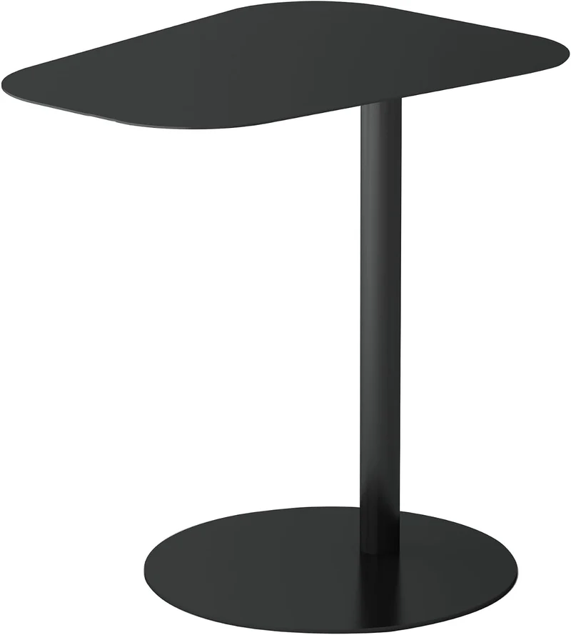 [en.casa] Beistelltisch Nastätten Gartentisch Couchtisch mit Metallgestell Sofatisch modernes Design