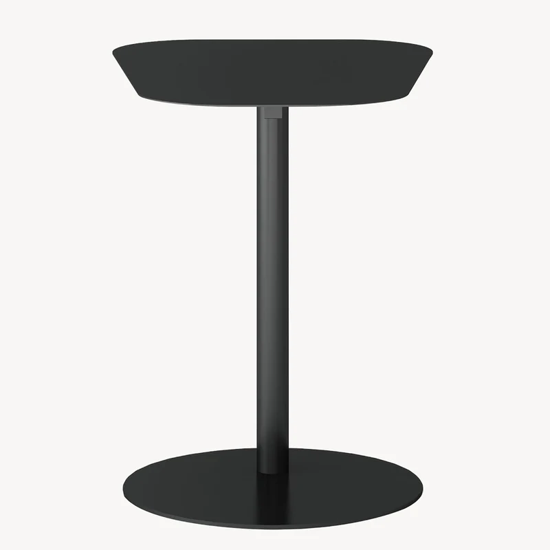 [en.casa] Beistelltisch Nastätten Gartentisch Couchtisch mit Metallgestell Sofatisch modernes Design