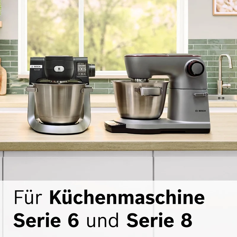 Bosch Zubehör MUZS68CC, Würfelschneider, gleichmässige Würfel, Würfeleinsatz 9 mm, inklusive Gitterr