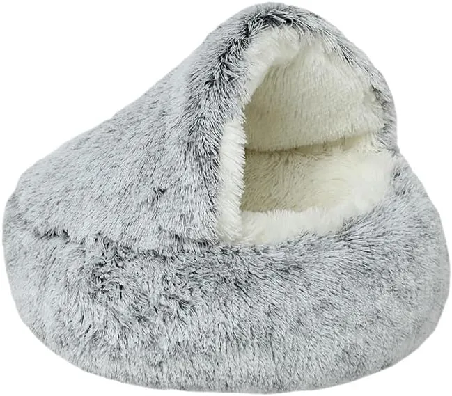 Katzenschlafsack, Plüsch-Katzenbett, Decke, selbstwärmend, Katzensack, Haustierzelt, Höhle, weich, r