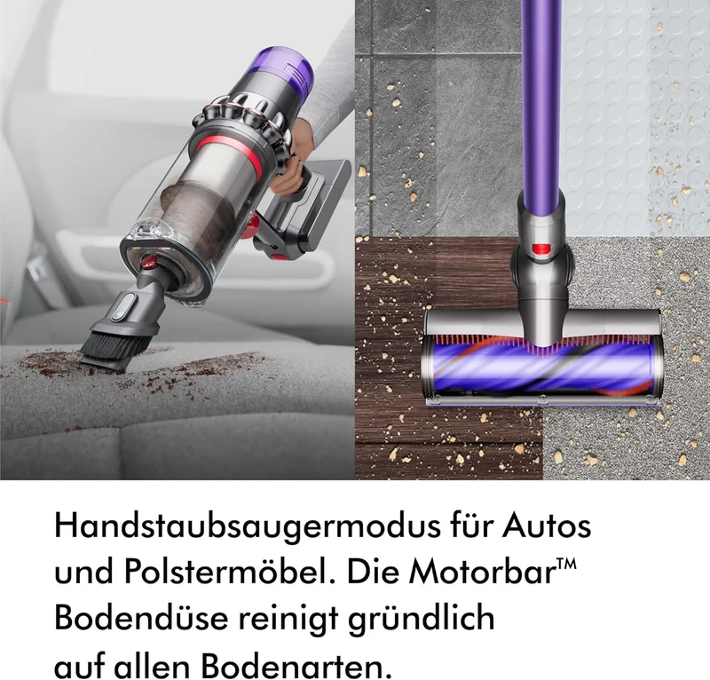 Dyson V11™ Advanced Kabelloser Staubsauger (Nickel/Violett)