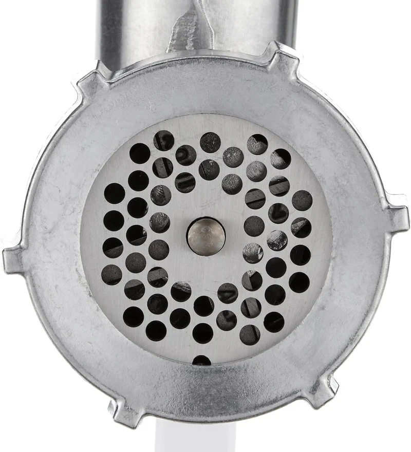 Bosch Fleischwolf MUZ6FW4, Fleischwolf-Aufsatz, Stopfer, Edelstahl Loch-Scheibe 4,5 mm, auch für Fis