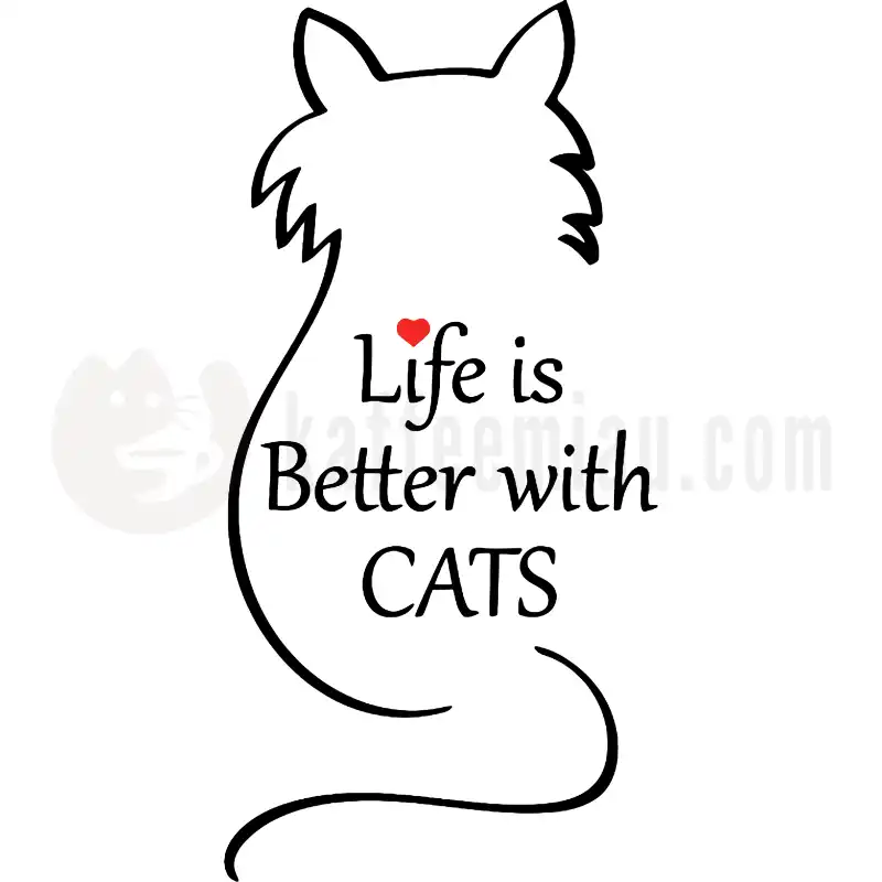 Live is better with cats - Tasse