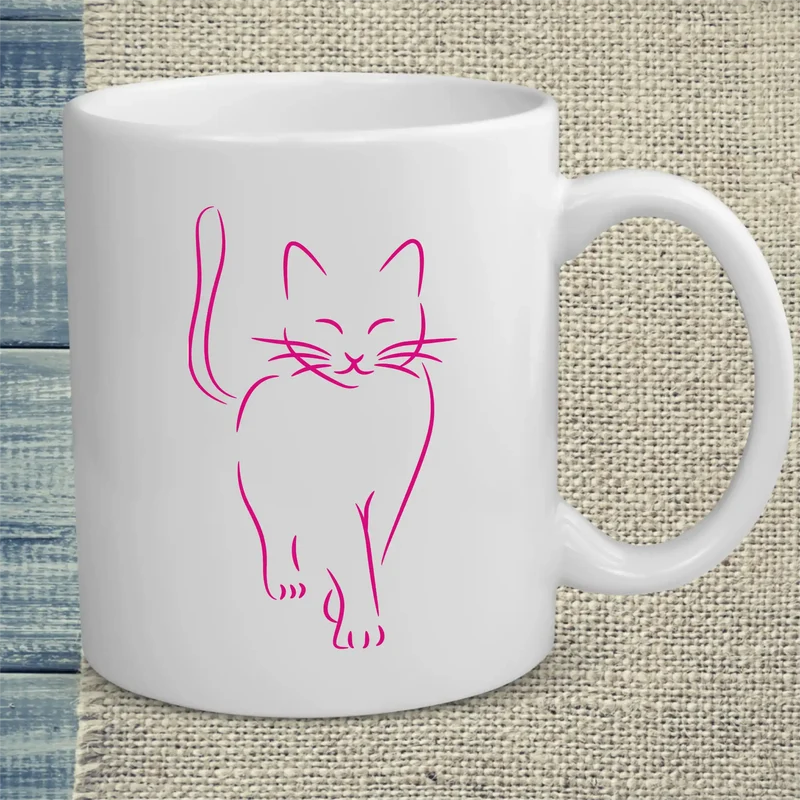 Heiße Katze - Tasse