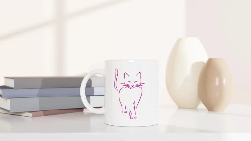 Heiße Katze - Tasse