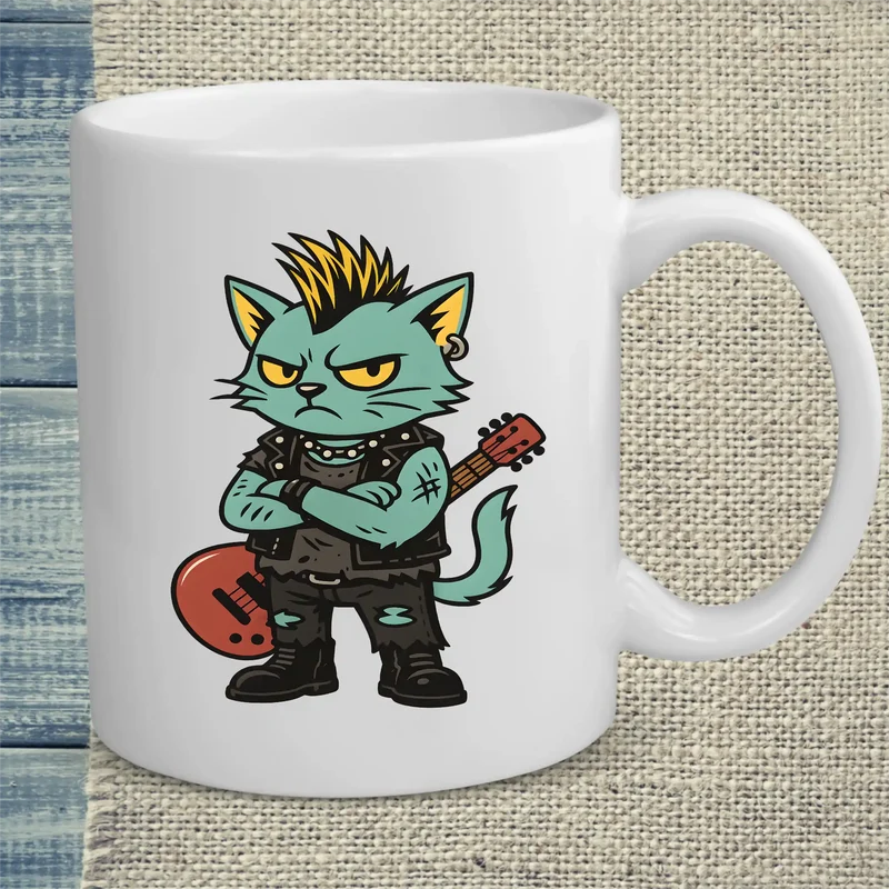 Punk Cat - Tasse