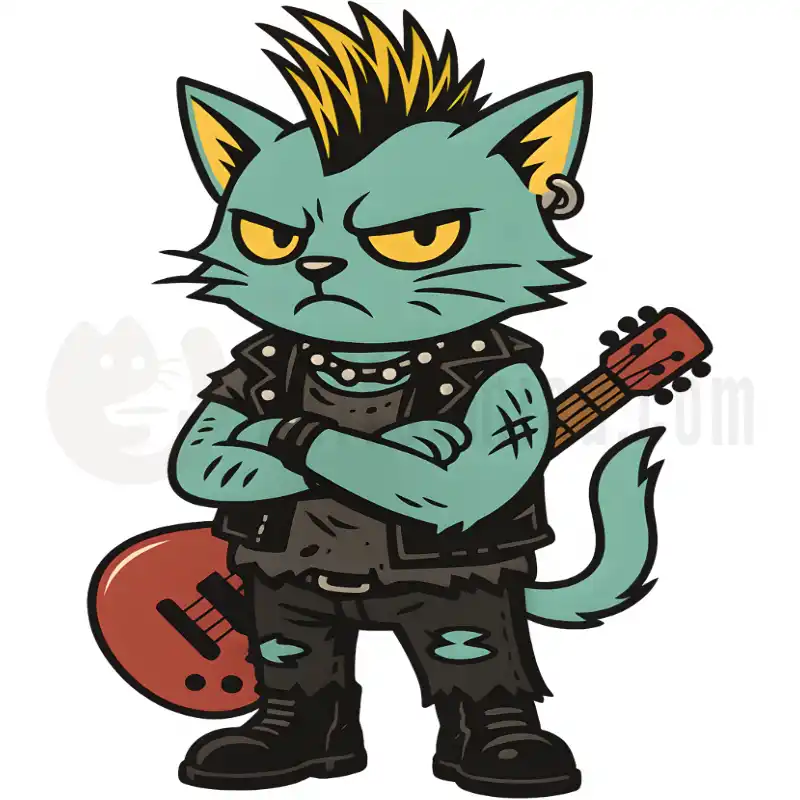 Punk Cat - Tasse