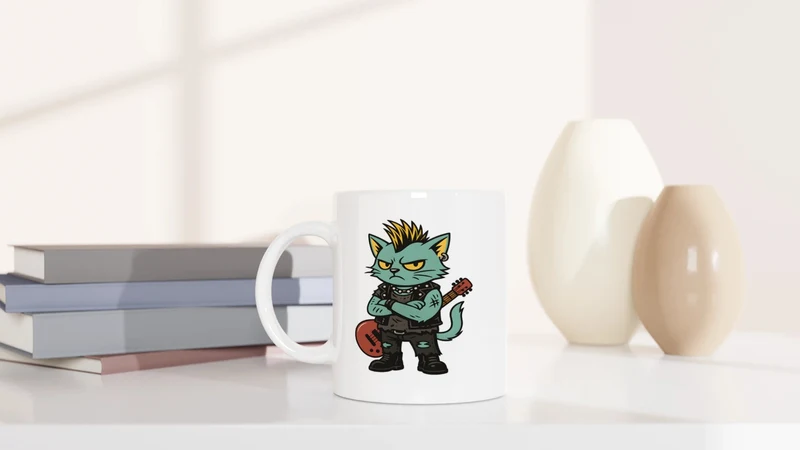 Punk Cat - Tasse