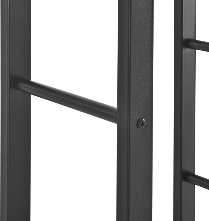 [en.casa] Kaminholzregal Täby Brennholzregal innen aussen Metall 60 x 25 x 150 cm Holzunterstand Sta