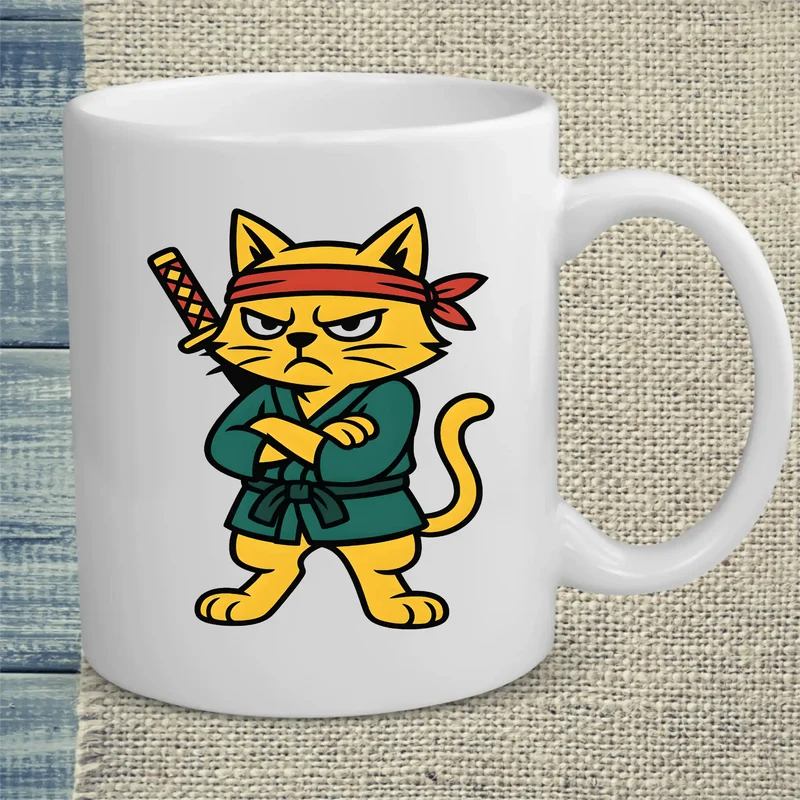 Samurai Cat - Tasse
