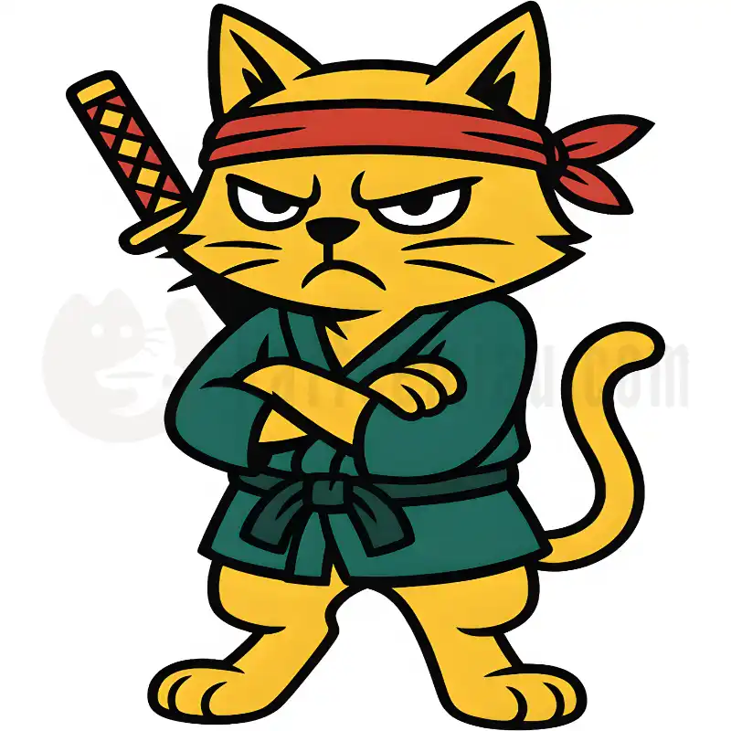 Samurai Cat - Tasse