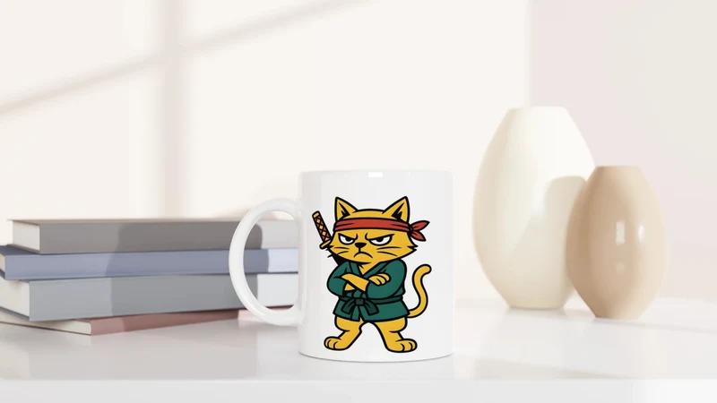Samurai Cat - Tasse