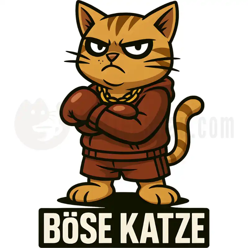 Böse Katze Boxer - Tasse