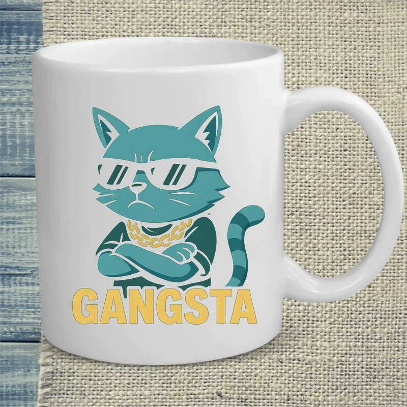Gangsta Cat - Tasse