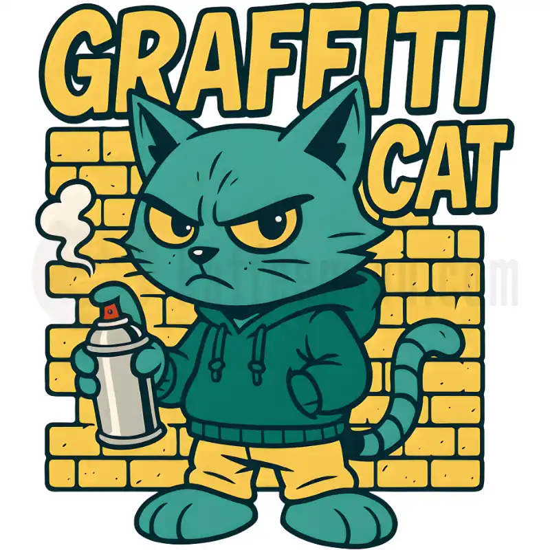 Graffiti Cat - Tasse