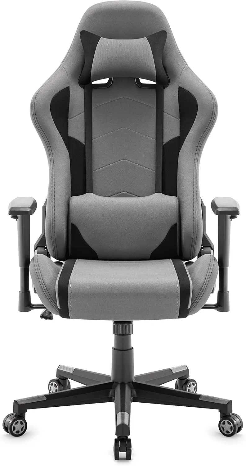 IntimaTe WM Heart Gaming Stuhl, Bürostuhl Stoff Racing Gamer Stuhl, Ergonomischer Computerstuhl Schr