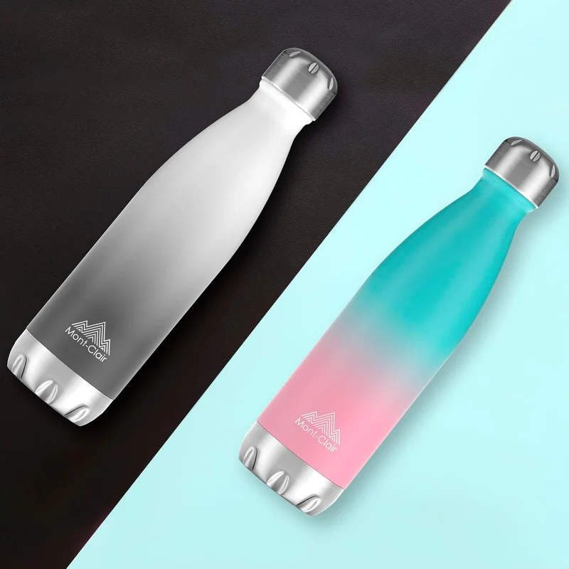 Mont-Clair Trinkflasche Edelstahl - Thermosflasche - BPA-freie - Water Bottle, Edelstahl trinkflasch