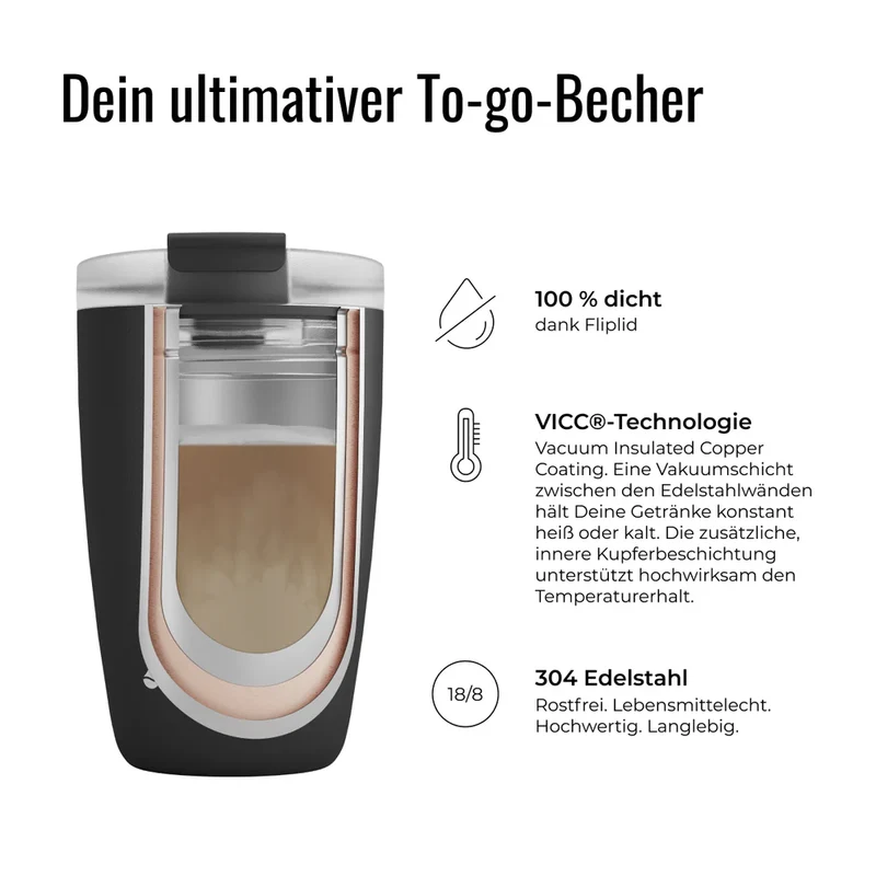 Kaffeebecher CUP 0,5l Polar To-Go / Cup