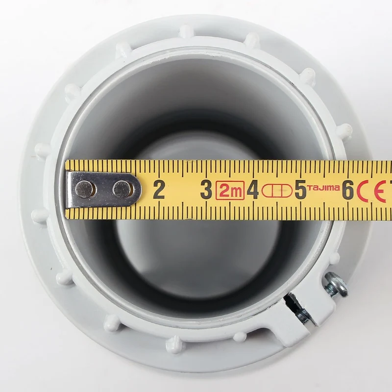 Truma SL3002 Abgaskamin 65mm grau für Heizungen, Dunstabzugshauben + 3m Isolierschlauch für Wohnwage