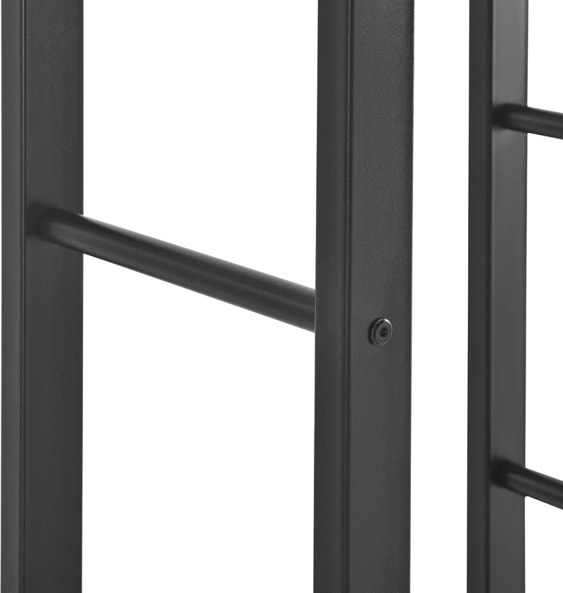 [en.casa] Kaminholzregal Täby Brennholzregal innen aussen Metall 100 x 25 x 150 cm Holzunterstand St